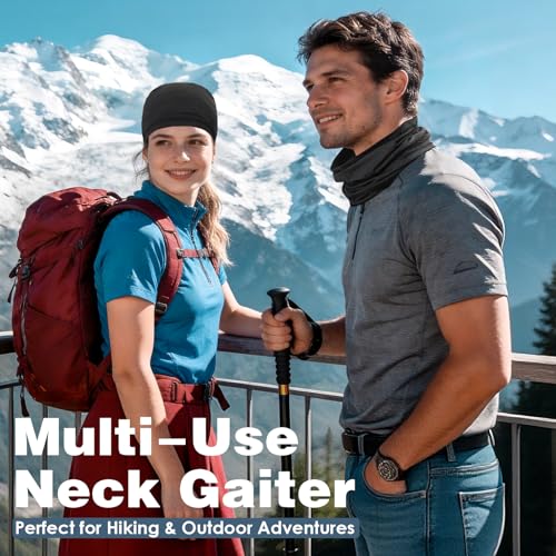 Image of Achiou Cooling Neck Gaiter, UV Protection Face Cover Scarf for Men Women | Breathable, Soft and Quick-Dry Neck Gaiter for Cycling, Running, Fishing