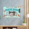 Personalized Sewing Room Sign Art Room Décor - Made In USA - Craft Room Gifts For Her Custom Sign For Gift Gifts For Grandma 108122002097 #3
