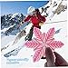 Mskmnkot Snowboard Stomp Pad 3D Snowflake Snowboard Grip Pad Anti Skidding PVC Self Adhesive Grip Stomp for Snowboarding Accessories Style2Snowboard