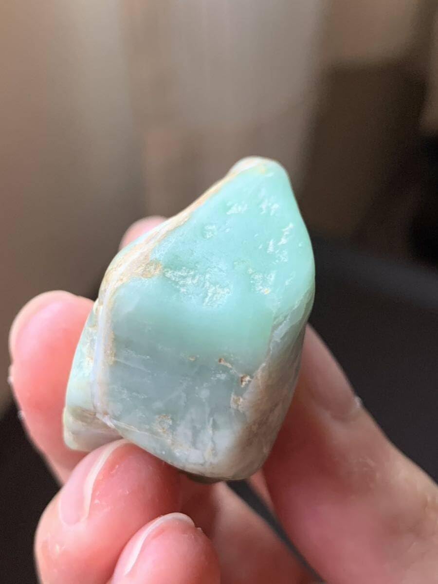 海翡翠　海石　糸魚川入りコン沢青翡翠　原石　青ひすい　水石　根付　国産鉱物標本 海翡翠海石糸魚川入りコン沢青翡翠原石青ひすい水石根付国産鉱物標本