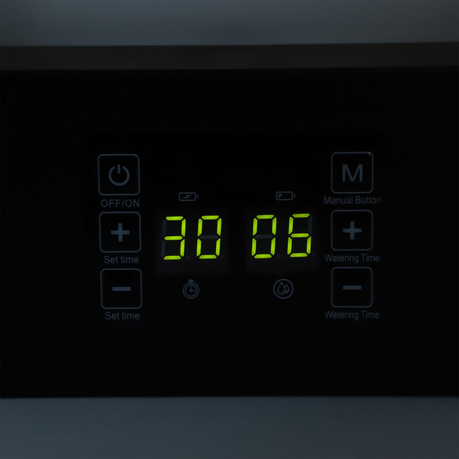 CHICIRIS di Irrigazione Automatico Efficiente di Cura delle Piante con Serbatoio da 1,3 Litri con Timer per Piante da Interno