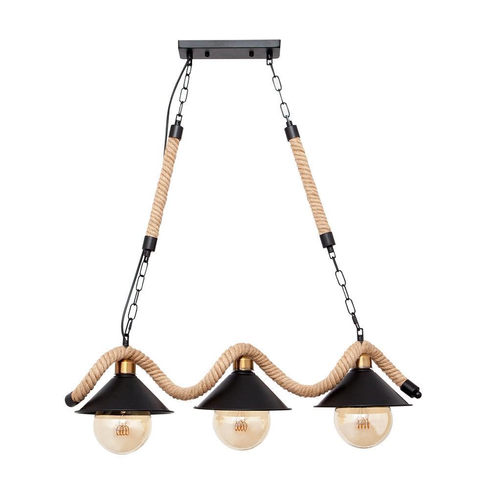 Levitantes Regleta metálica blanca y color madera, 2xE27, 40W; ideal para iluminación decorativa en hogares y espacios comerciales.
