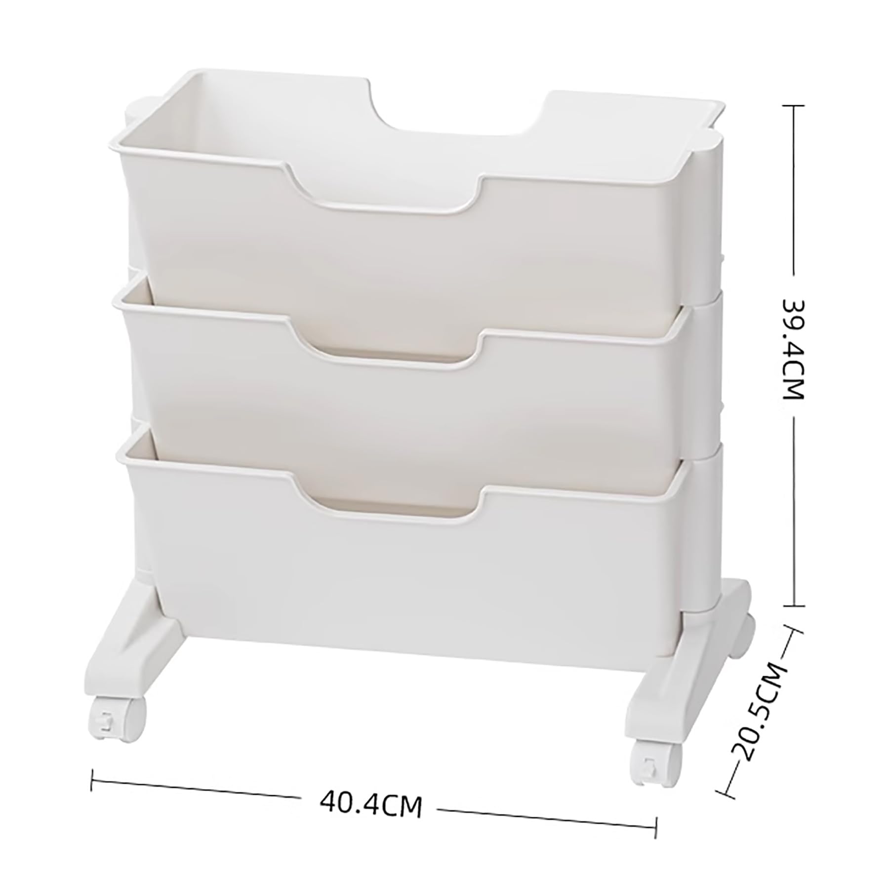 Scaffale portaoggetti da scrivania,3 Ripiani,con rotelle,Organizer salvaspazio per scrivania e Accessori per Camera da Letto,Soggiorno,casa,Scuola,Rosa
