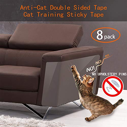 Anti Cat Scratching Deterrent Tape, Scratch Protection Tapes for Pet, Clear Double Sided