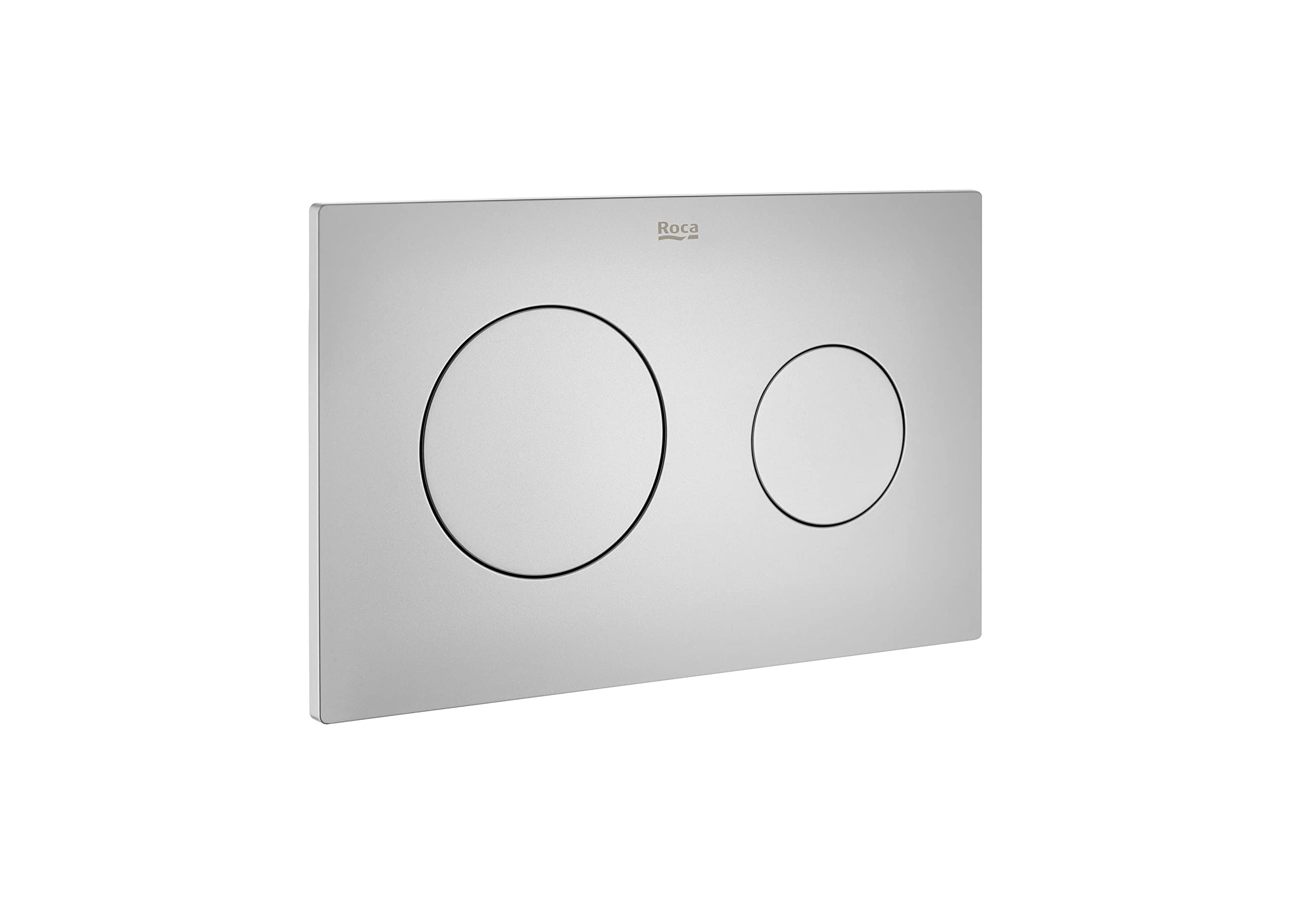 Roca A890189002 Placa de accionamiento PL10 Dual One con descarga dual Cromado Mate
