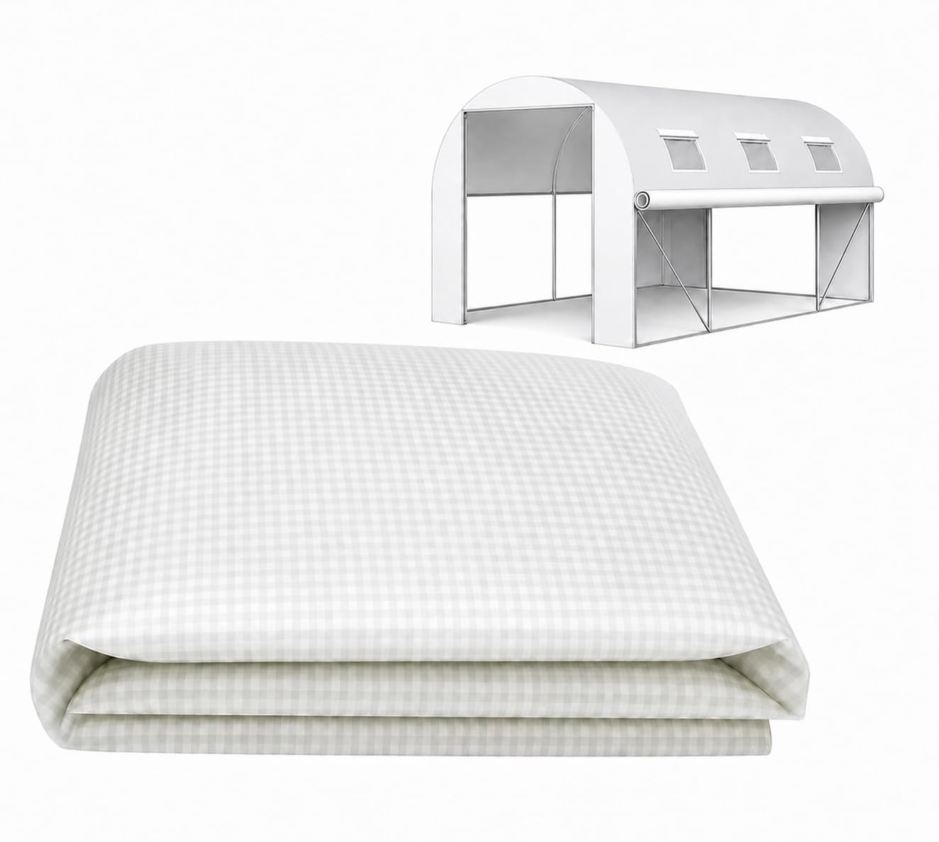 Amazon.co.jp: Machuel 322 ビニールハウス 3m専用 交換用カバー 両側