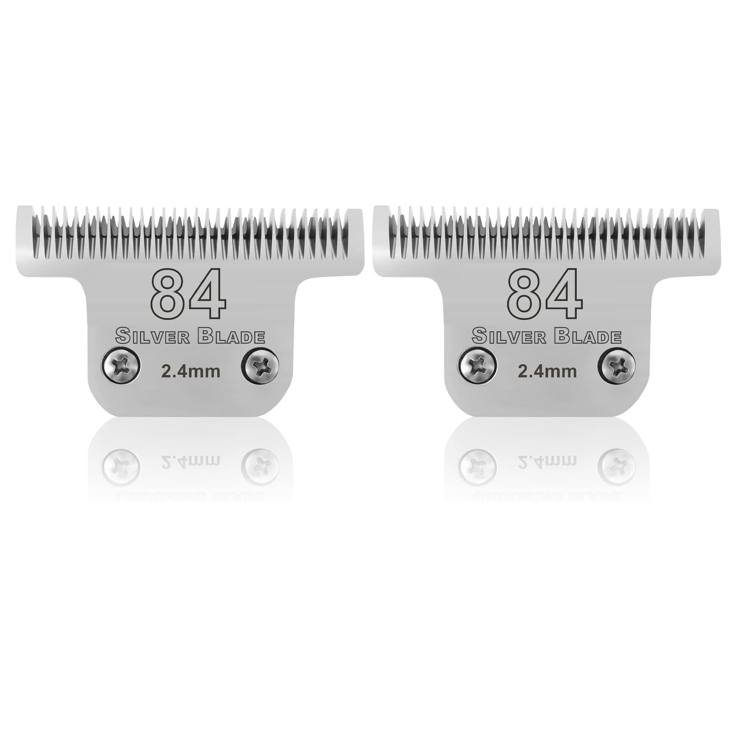 Size T-84 Detachable Replacement Blades,compatible with oster A5/Classic 76/Star-Teq/Power-Teq Clippers,3/32-Inch Cut Length For Dogs and Medium-Size Animals 2 Pcs