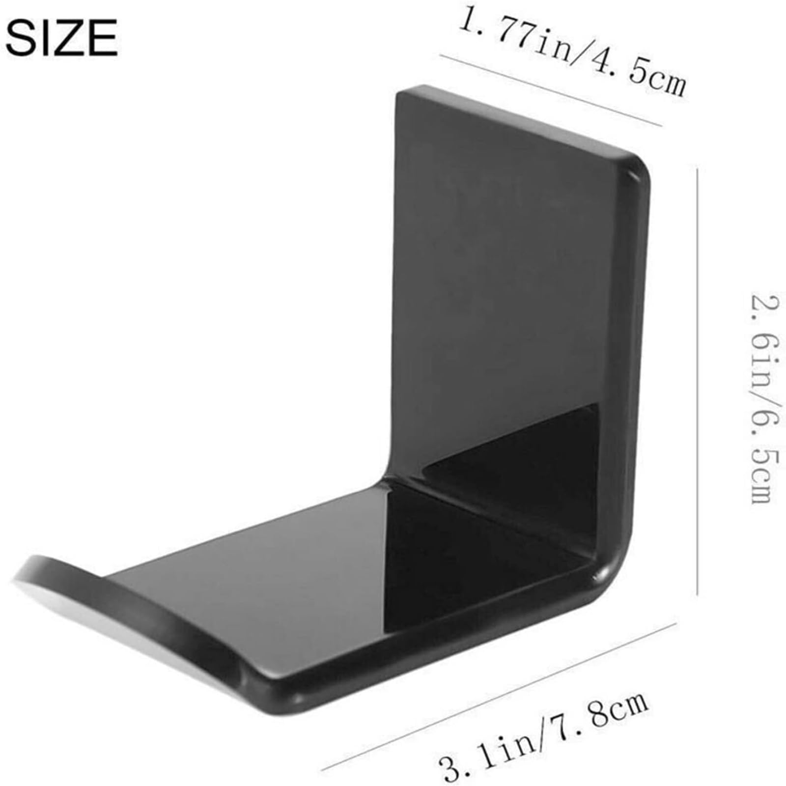 Supporto per cuffie, clip per auricolari, gancio per cuffie appiccicoso per scrivania, accessori da gioco sotto la scrivania, soluzione di archiviazione durevole per cuffie, organizzazione della