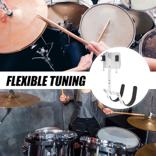 Hemobllo Verstellbarer Snare Drum Carrier Aus Aluminiumlegierung Mit Schultergurt Tragbarer RüCkrahmen FüR Marschtrommel ZubehöR Einfach Zu Montieren Und Leicht Zu Transportieren