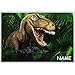 Produktbild XL große - Schreibtischunterlage/Unterlage - Dinosaurier - Tyrannosaurus Rex - inkl. Name - 60 cm * 40 cm - abwischbar - Schreibunterlage - Tischunterlage /..