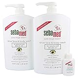 Sebamed Olive Face and Body Wash With Pump for Sensitive and Delicate Skin pH 5.5 Ultra Mild...