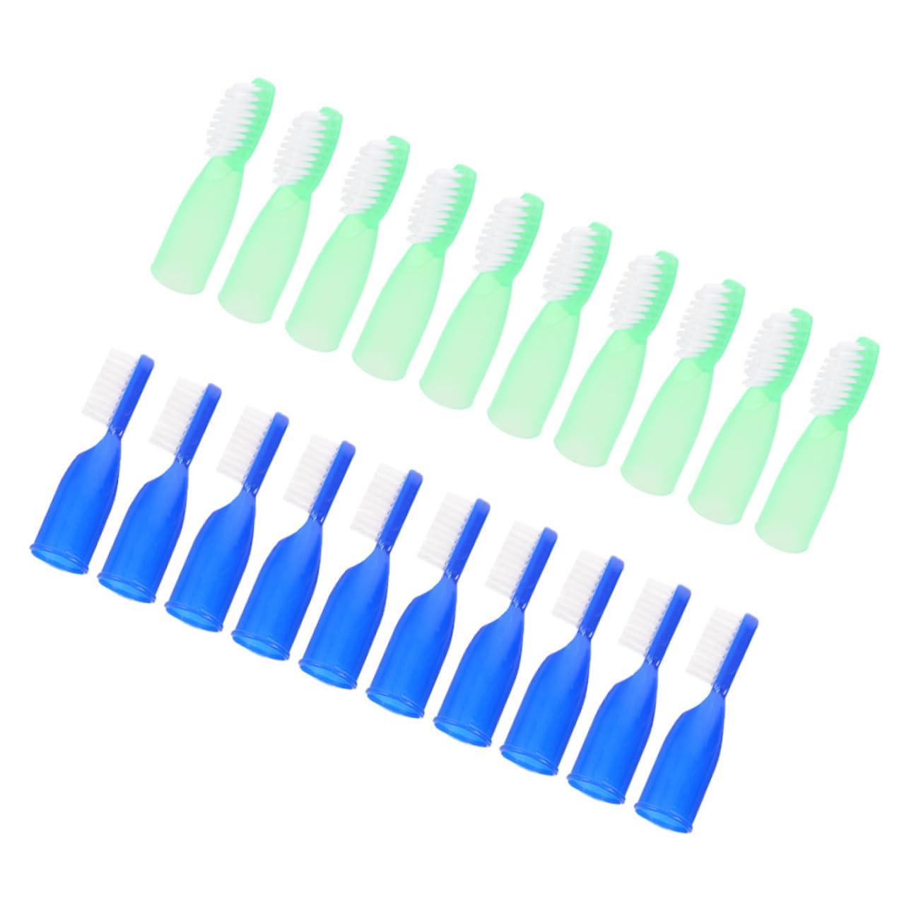 Baluue 100stücke Mini-zahnbürsten Für Gefängnisgebrauch Fingerzahnbürsten Und Selbstverletzungshemmendes Design Kompakte Und Langlebige Zahnbürsten Für Sichere Mundpflege