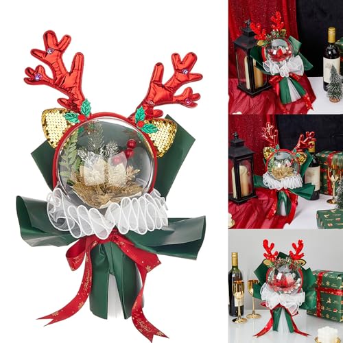 Ballons transparents de Noël pour réussir vos créations de bouquets faits main - 3