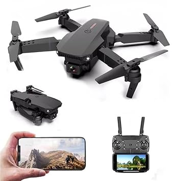 E88-New Pro Version Drone With Dual Camera Drones For Adults Drone For Kids With 1080P Camera Live Video Fpv Positioning Profesional Quadcopter Durable Helicopter Boys Kids|Multicolor) for all