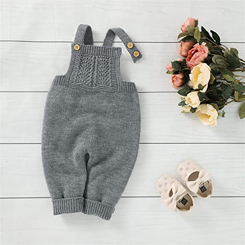 Boys Stylish Long Pants for Newborns and Infants Comfortable Knit Trousers Versatile Suspender Design for Spring2