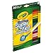 Crayola 588106 Washable Super Tips Markers, Assorted, 20/Set