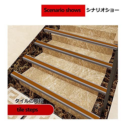 Yofsza Nose Nosing Trim L Shape Pvc Stair Edge Non-Slip Protector Rubber Corner Guard Strip, Staircase Step Treads Safety Step Trim For Indoor Outdoor, Width 3X7Cm (Color : Red, Size : 55In/1.4M) #TOP5