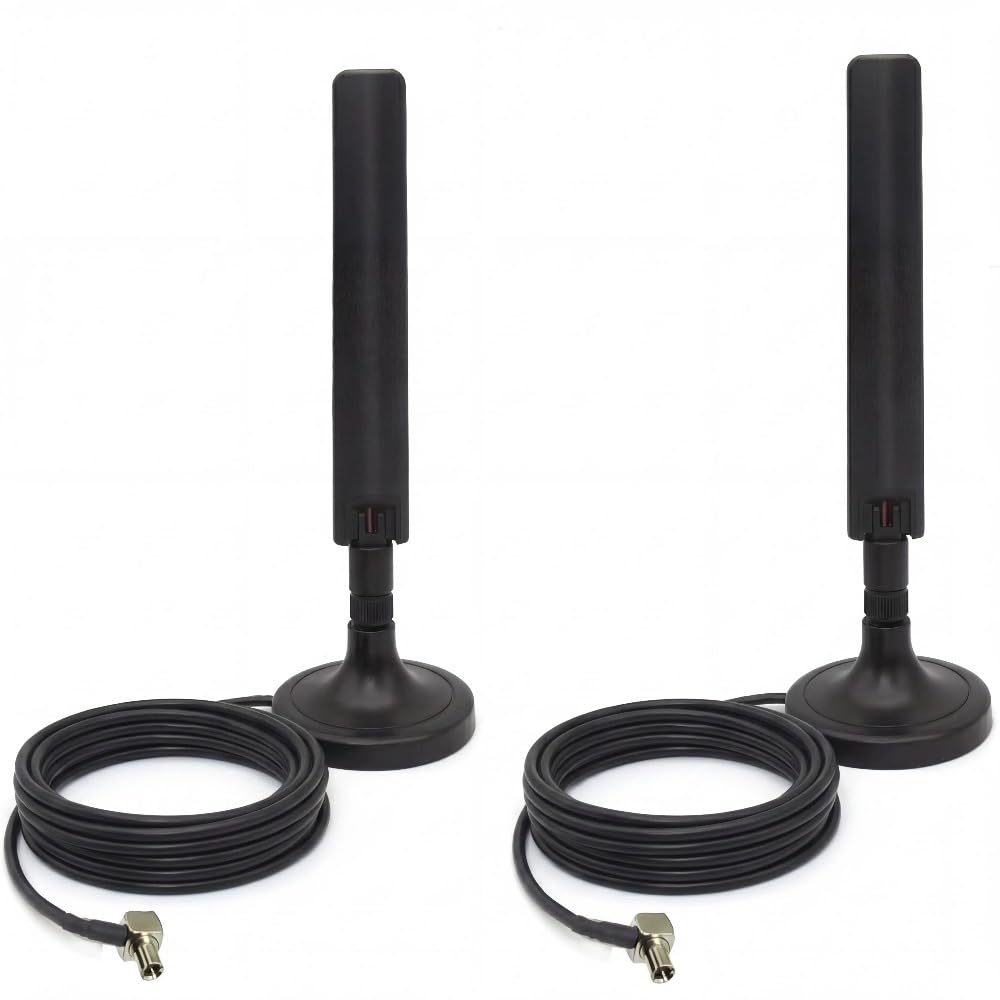 Verizon for Antenna TS9 LTE 4G Pack 2 アンテナ TS9 MIMO 磁気ベース 6dBi LTE 4G AT&T Huawei Netgear Sprint その他