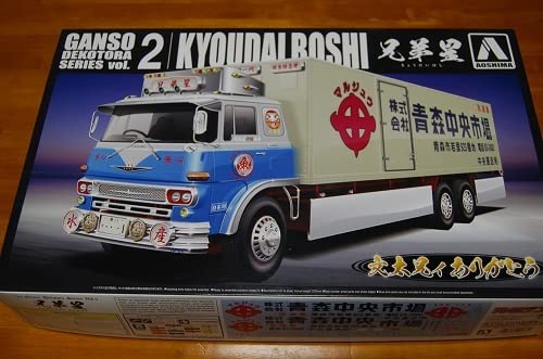 Amazon | J 1/32スケール 元祖デコトラ 兄弟星 プラモデル アオシマ 