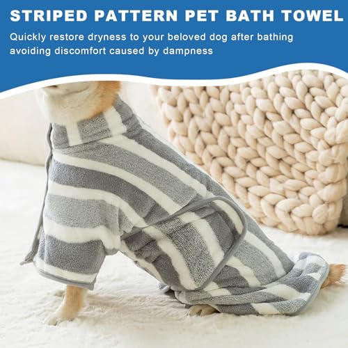 Serviette de séchage pour chien absorbante et couverture microfibre portable