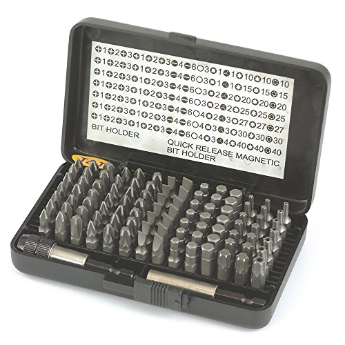 Hitachi - 754000 - Set 100 puntas de atornillar variadas PH, PZ, Torx, Torx inviolables y plans + portapuntas