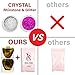 SXC Cosmetics Poly Gel Nail Kit Pink Series Glow in The Dark All-in-One Gel Nail Art Extension Starter Kit G-10