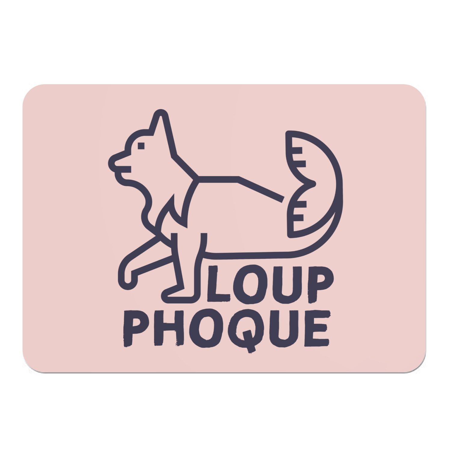 Sets de table en liège rose pour égayer vos repas de famille avec humour