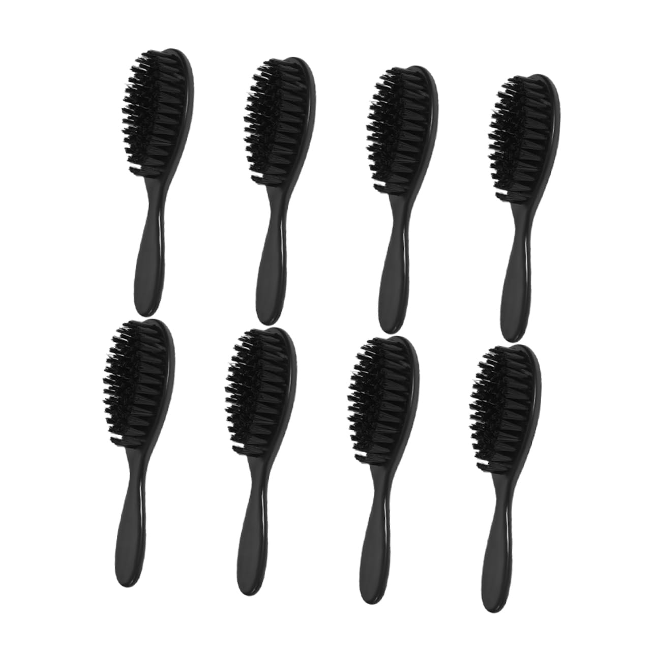 FOMIYES 8pc Men's Barber Beard Brush Set Barber Duster Face Brush for Beard Care Shaving