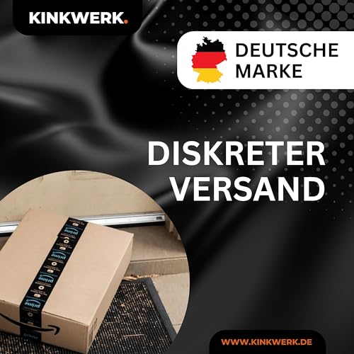 KINKWERK Edelstahl Halsband Halsfessel | Stilvolles BDSM-Sexspielzeug mit O-Ring für Männer, Frauen und Paare (⌀ 120mm)