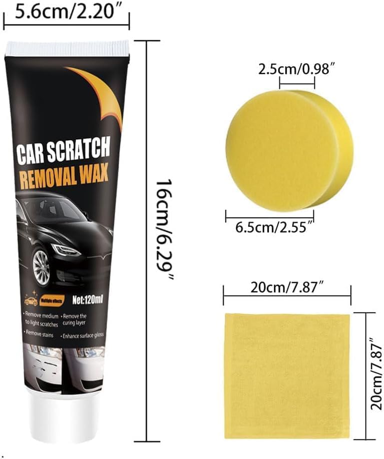 Scratch Repair Wax for Car, 2025 Upgrade Car Scratch Repair Paste Polishing Wax, Premium Car Scratch Remover Kit with Wipe & Sponge for Vehicles for Scratches - Image 7