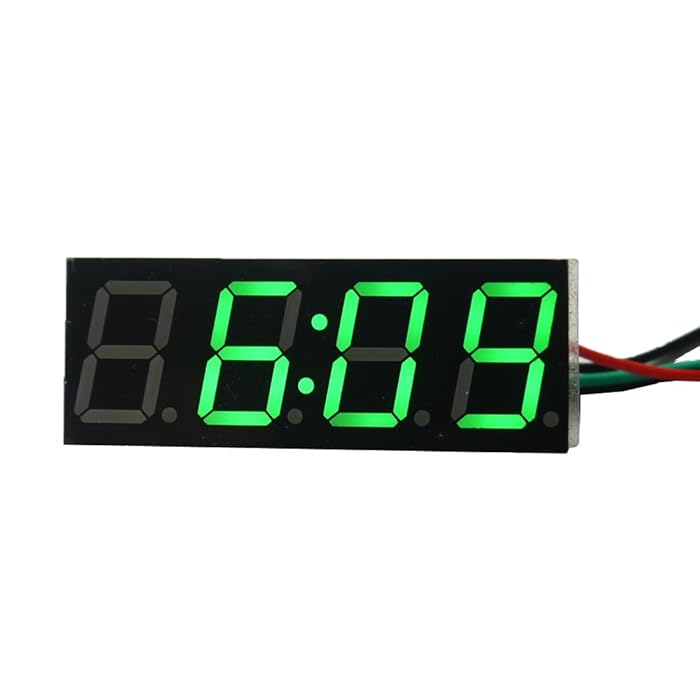 Buy Holdding Adjustable 0.56" Green LED Sign Electronic Digital Clock