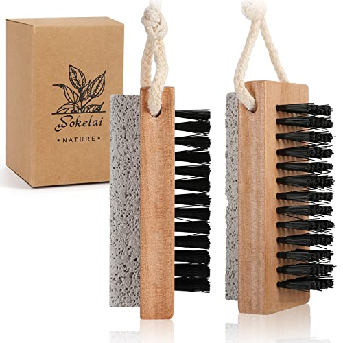 Foot Scrubber with Pumice and Brush