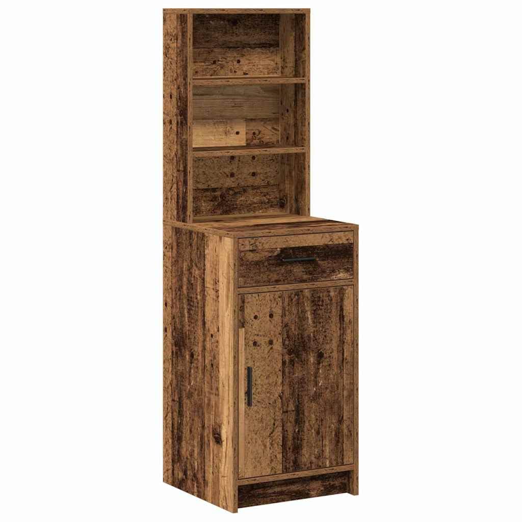 Mueble auxiliar rústico para crear un rincón de lectura acogedor