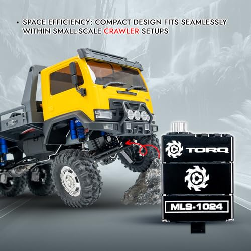 Image of Helidirect TORQ Direct Mount Servo High Torque Servo for FURITEK FX118, CR18P 2024, HobbyPlus ARKTOS 6x6, HPI Venture 18 - Remote Control Car, RC Car, 1 /18 RC Crawler Electronics (with Servo Horn)