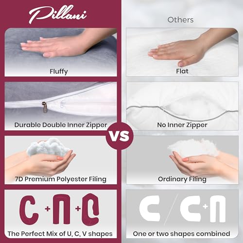 PILLANI V C U Shaped Pillow