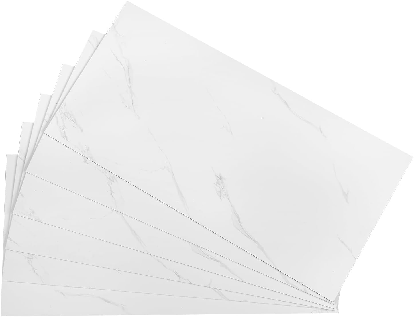 PVC Wall Panels for Interior Wall Decor-Waterproof Shower Wall Panels, Vinyl Tiles for Bathroom, Living Room, Bedroom, Office-Modern, Luxurious, Easy to Install Panels (6Pack of 23.2*11.8IN-11Sq.ft)