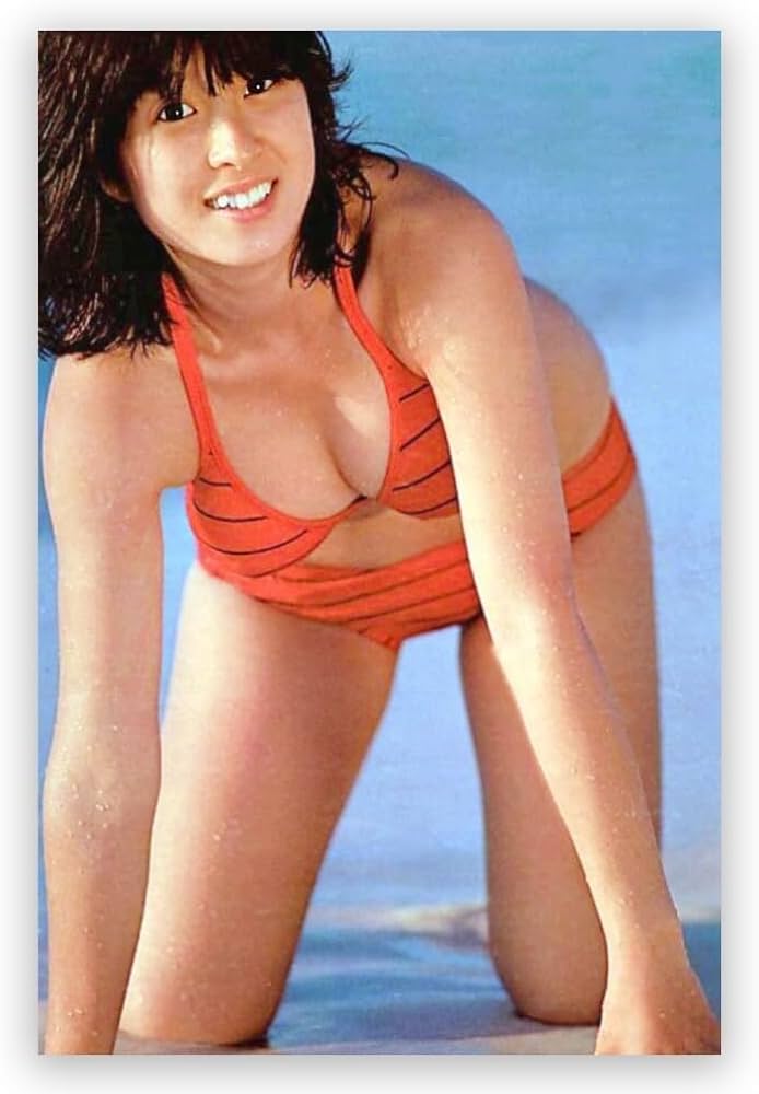 Amazon.co.jp: 河合奈保子 ポスター(25)写真ポスターキャンバス