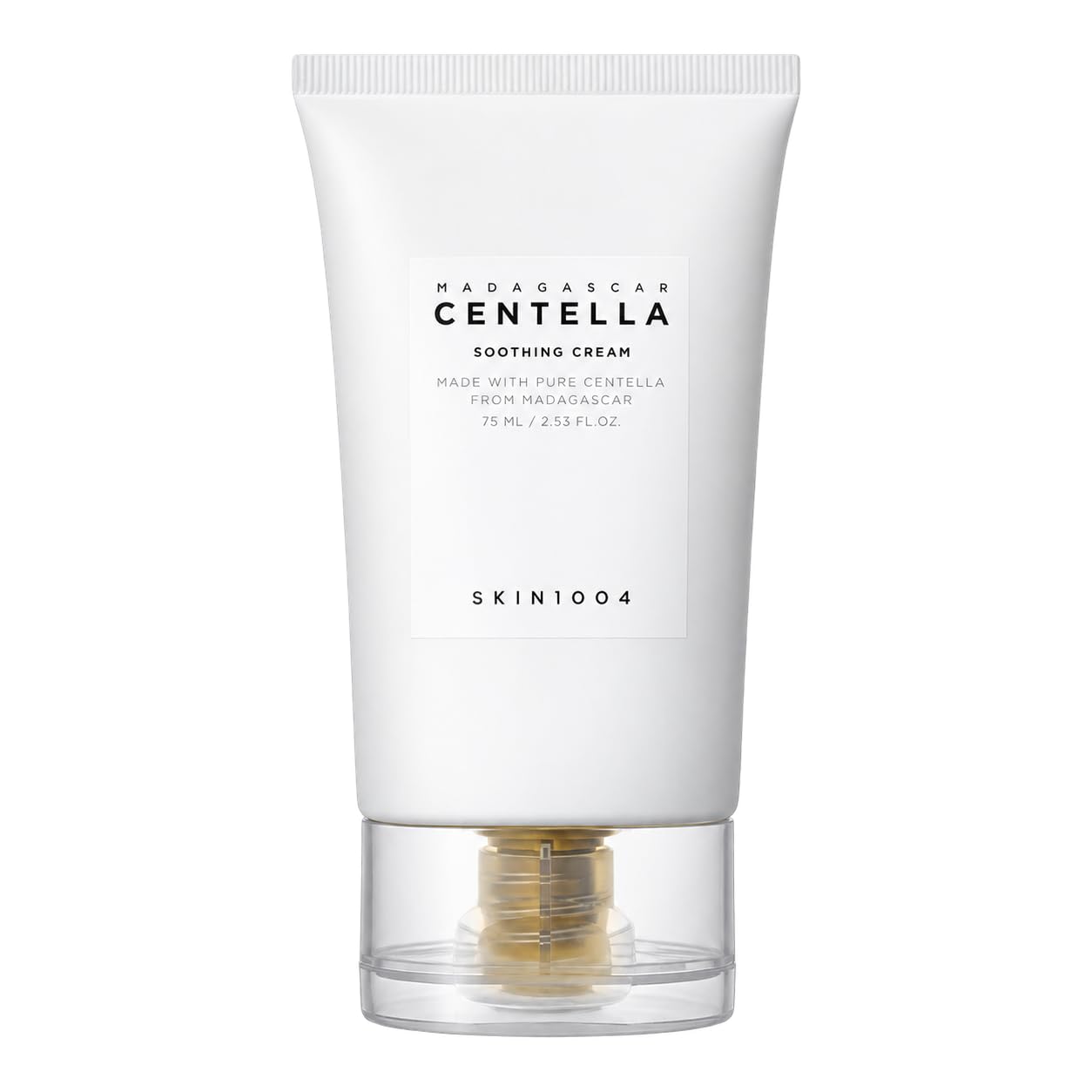 SKIN1004 Centella Soothing Cream, Face Moisturizer with Centella Asiatica, Korean Centella Moisturizer Cream for Soothing & Skin Barrier Support, Cica Gel Cream, Korean Skin Care, 2.53 fl.oz / 75ml