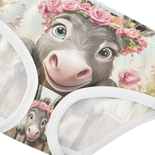 Funny Donkey Fence Toddler Girls's Underwear 2T 202c10204