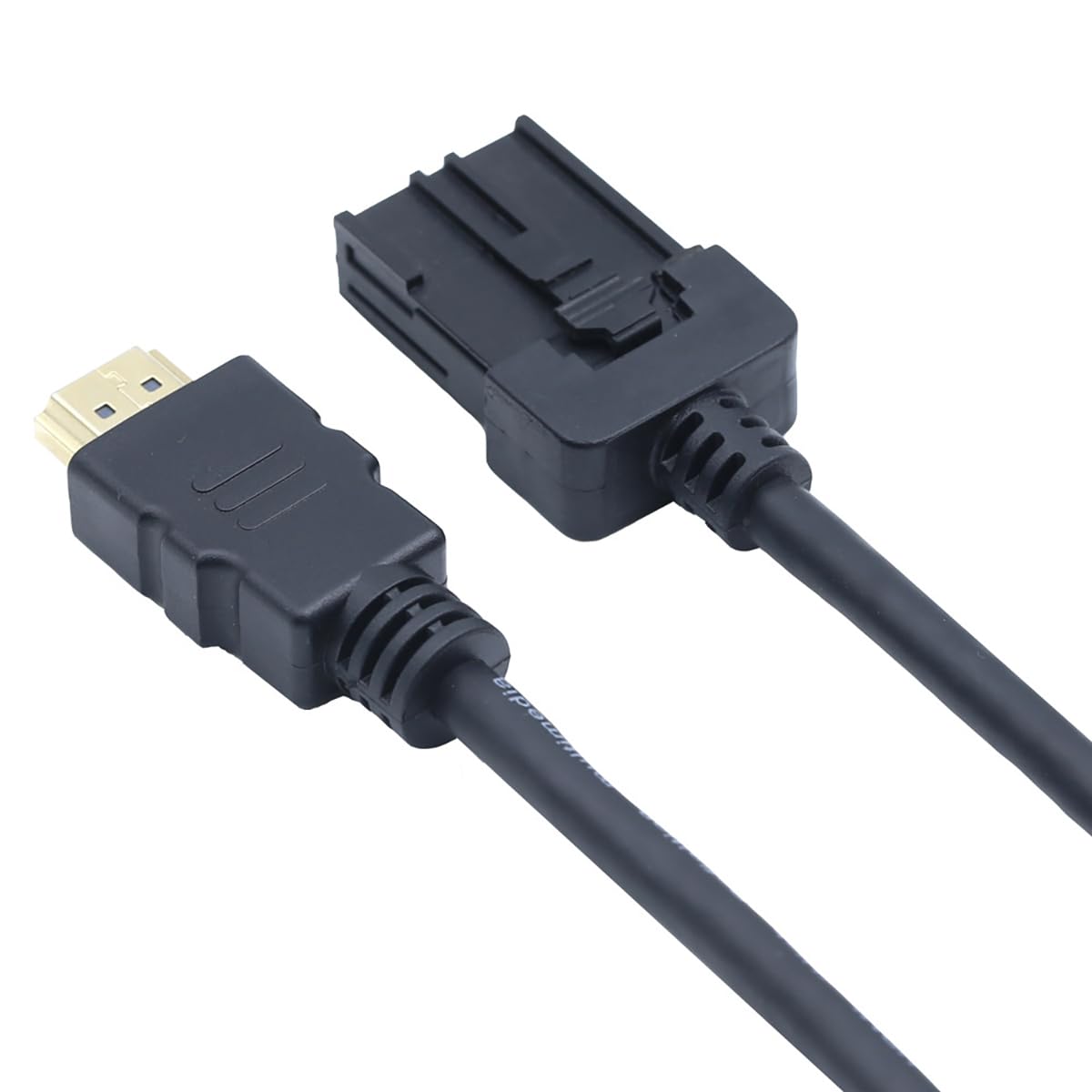 Cavo audio video ad alta definizione tipo E maschio a AM maschio per auto, compatibile con HDMI 2.0, connettore multimediale digitale ad alta velocità anti-vibrazione, supporta 4K Ultra HD (5M)