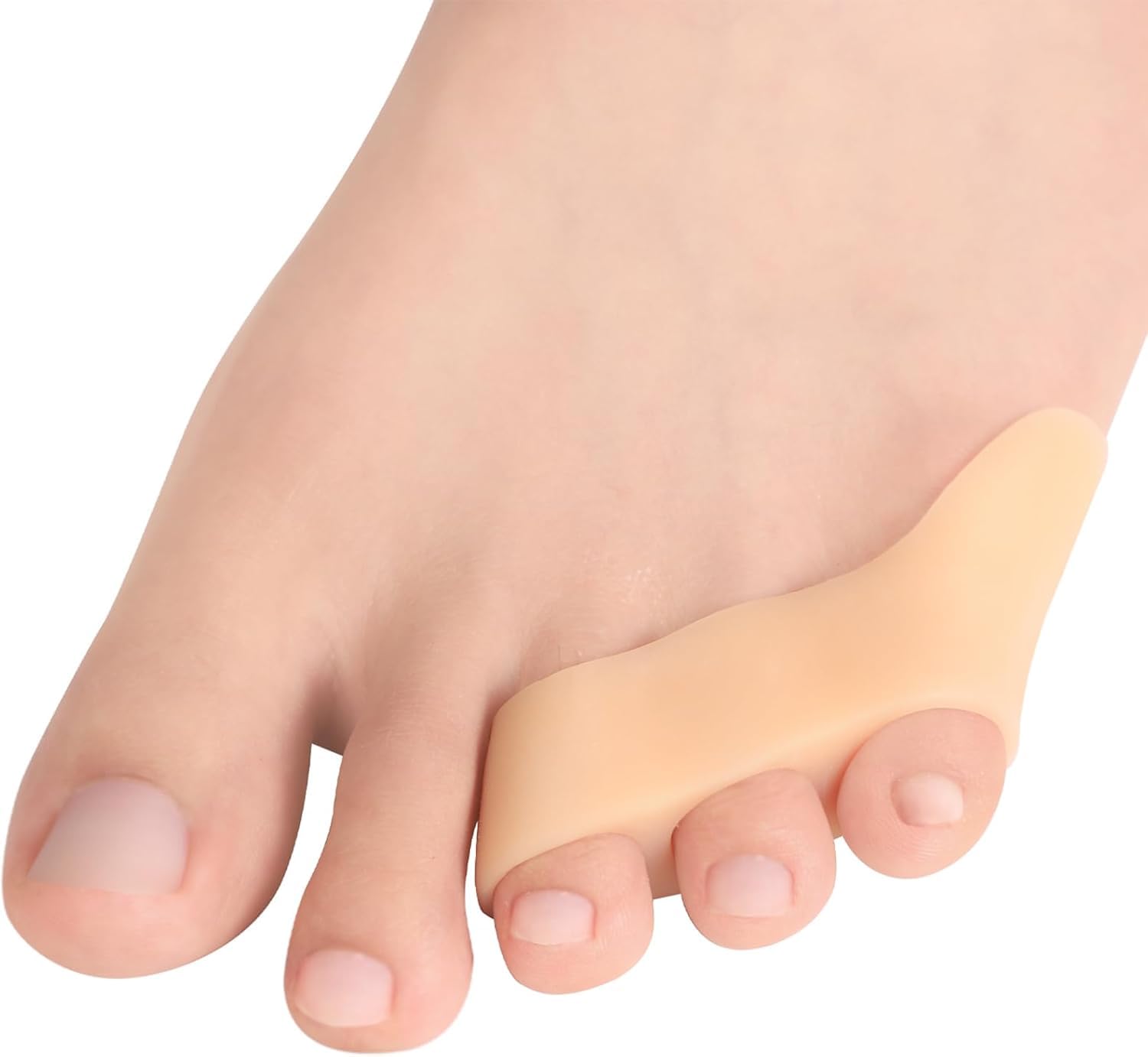 Toe Separator for Feet Toe Spacers Correct Toes Yoga Silicone Hammer Toe Corrector for Women & Men Correct Toe Straighteners for Overlapping Toes (L_F_t separator)-picture-47