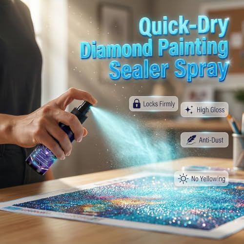 Image of Diamond Painting Sealer Spray, 2026 New Diamond Art Sealer (1, 30 Ml)
