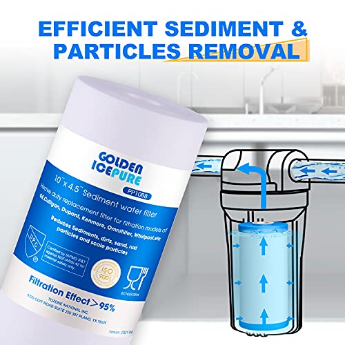 Filtre à eau pour sédiments ICEPURE 5 microns pour protocole Big Blue - 7