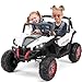 Produktbild Actionbikes Motors Kinder Elektroauto UTV Buggy | Fernbedienung mit First Funktion - 4x4 Allrad Antrieb - Kinderauto elektrisch - Elektrofahrzeuge - Elektro Auto für Kinder ab 3 Jahre (Schwarz/Weiß)