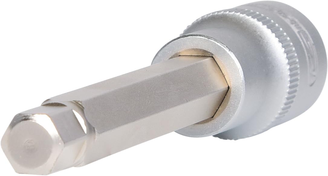 KS Tools Stecknuss 1/2'' – Sechskant-Bit 55mm X 10mm, Vernickelt, Für Handgebrauch
