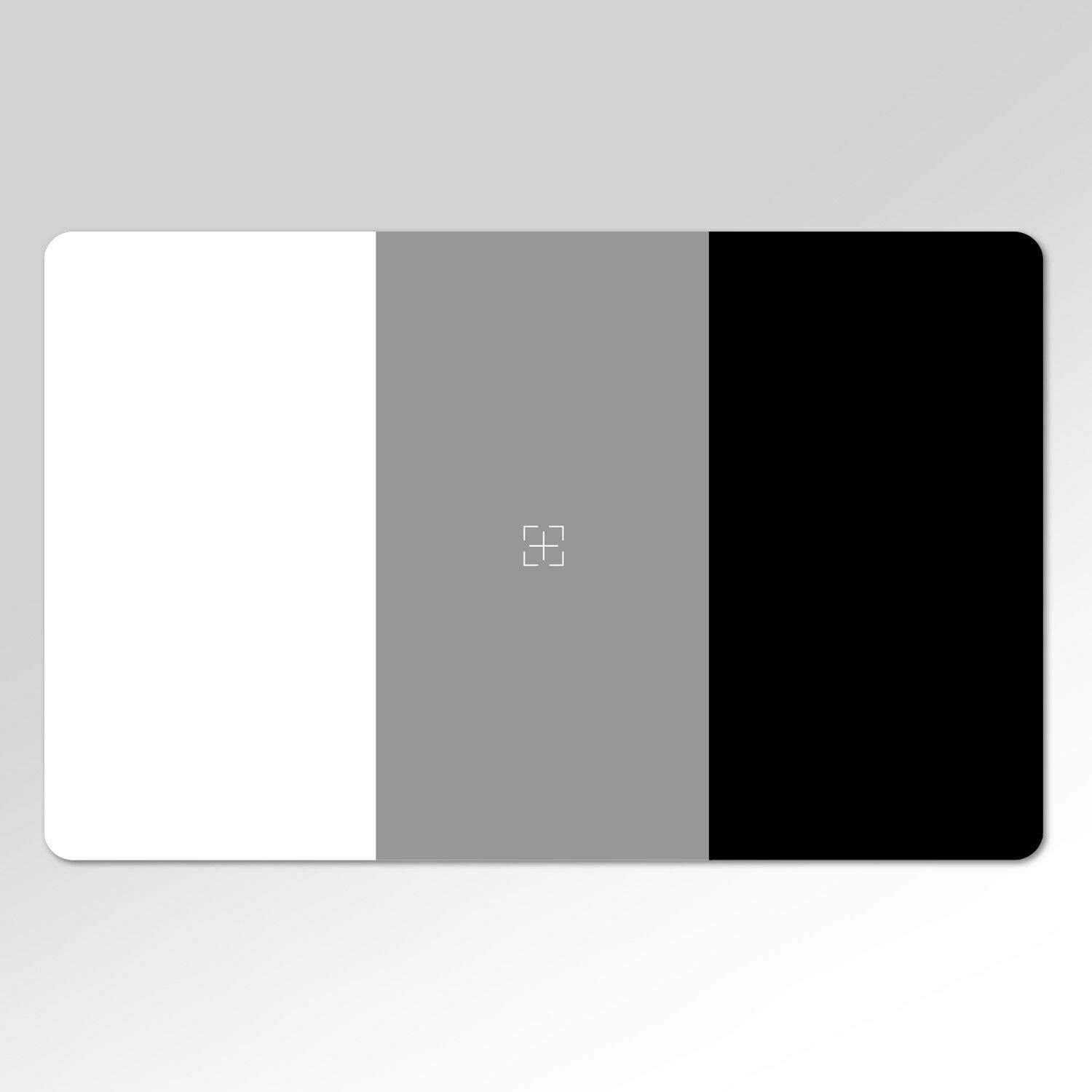 The 2 in 1 Grey White Balance Colour Card - The NEW Mid-size card