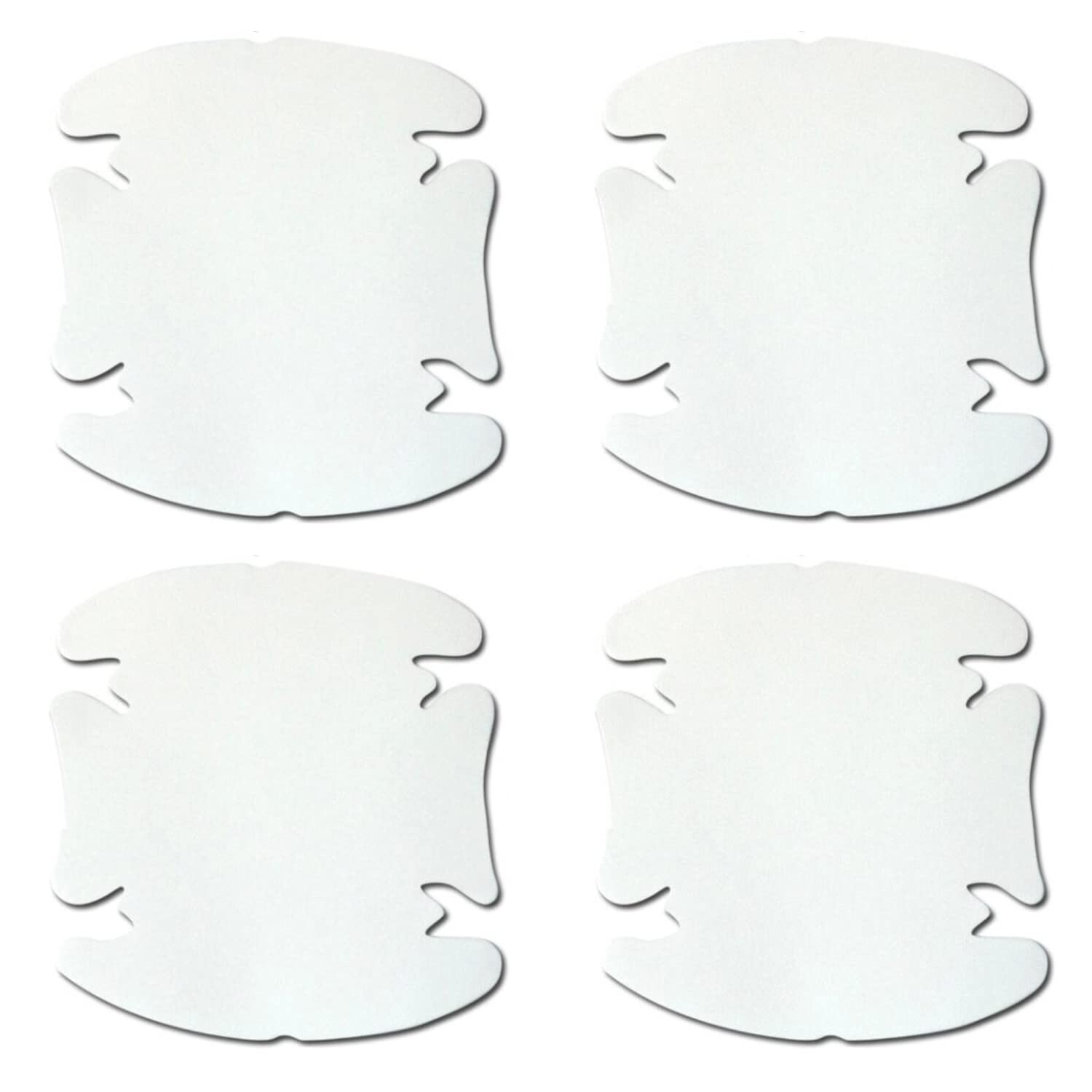 SOLDOUT™ 4 PCS Set Invisible Car Door Handle Films Protective Scratch Protector Transparent External Friction Protection (Pack of 4)
