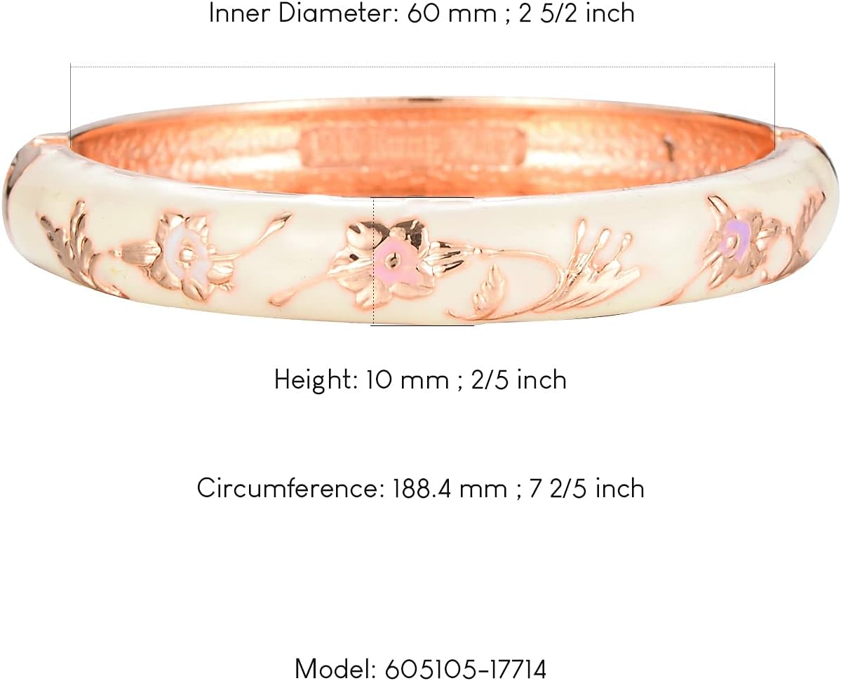 UJOY Vintage Bracelet Colorful Cloisonne Women Hinged Bangles Enameled Bracelets Jewelry Gifts 55A82 - Image 2