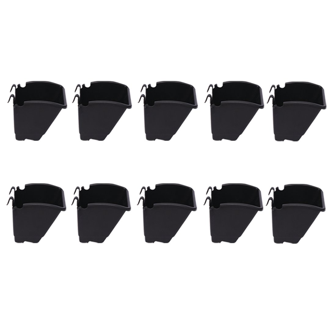 Bio Blooms Agro India Pvt.Ltd.M2 Model Vertical Wall Hanging Garden Pots| 10 Pots | Black Color | Outdoor Use & Indoor Use (B07BTRPPPW) Amazon Price History, Amazon Price Tracker