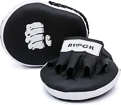 Genérico Manopla De Foco Aparador para Treino Muay Thai Boxe Durável 23cm x 19cm x 5cm Branco